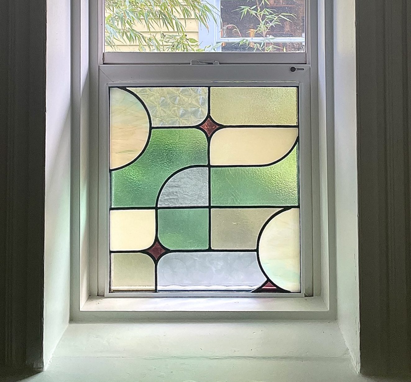 Victorian Bath Privacy window